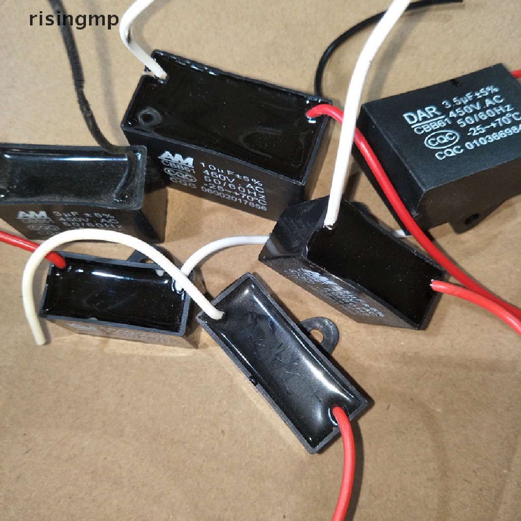 Tụ Điện Quạt Trần AC CBB61 450V 1UF - 25UF ♨Trên đó