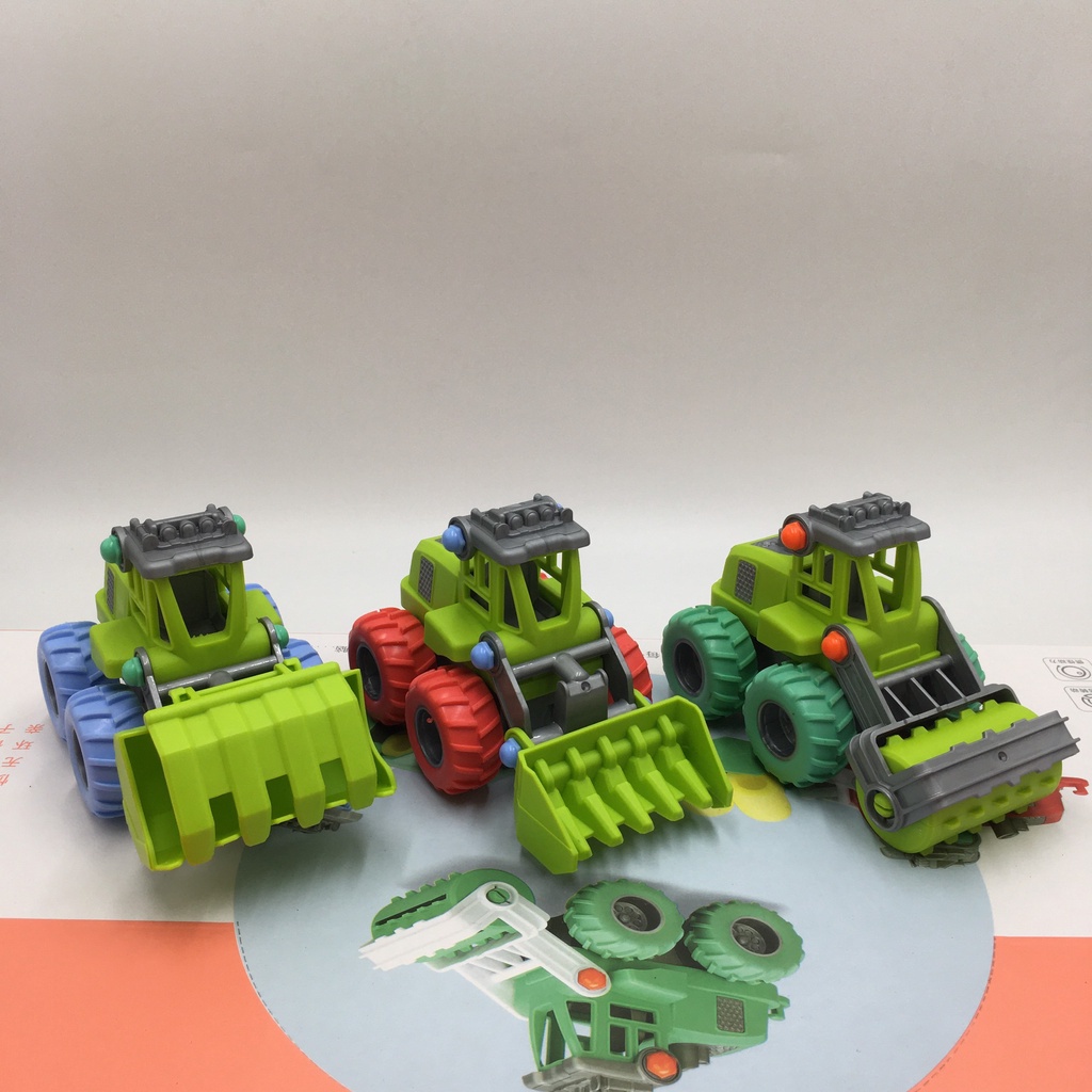 Ô tô đồ chơi trẻ em MITOLO xe đồ chơi công trình máy xúc đồ chơi A166-3