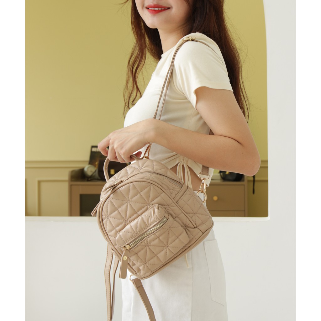 The Rhombus Mini Backpack 01 - Balo Mini Thời Trang