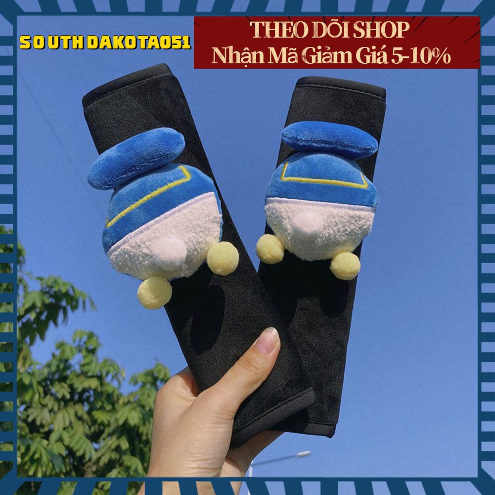 Hàng Sẵn Đệm Bọc Dây An Toàn Bông Xinh Xắn ô tô Phim hoạt hình dễ thương sang trọng mềm mại【Southdakota051】