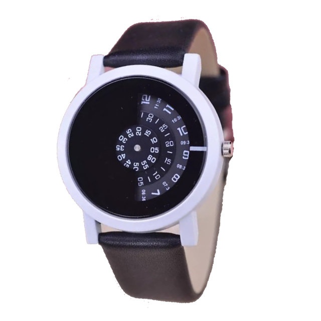 Đồng hồ unisex Doukou dây da mặt số chạy dọc siêu hot | BigBuy360 - bigbuy360.vn