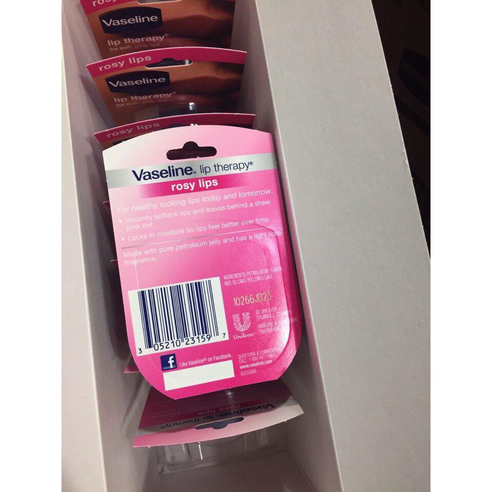 Vaseline Lip Therary Rosy Lips 7g Dưỡng Môi Hồng Và Mềm Mại | BigBuy360 - bigbuy360.vn