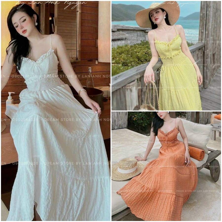 Đầm maxi mocking siêu hot dáng dài chất xốp chỉ lên form chuẩn hình hàng cao cấp