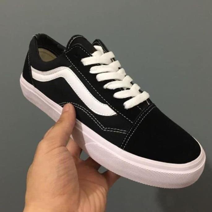 Giày Vans lười caro và Van đen vault chữ buộc dây Hot trend thể thao sneaker nam nữ