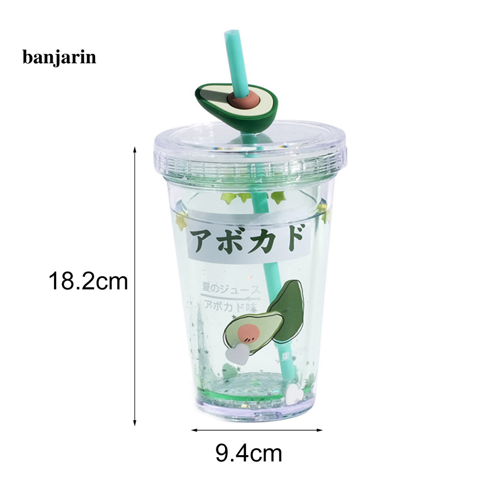 U Water Cup Eco-friendly Cartoon Pattern Plastic Lovely Drinking Kettle Supplies for Home