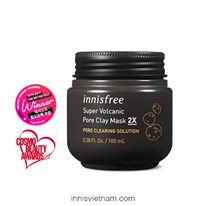 MẶT NẠ ĐẤT SÉT TRO NÚI LỬA INNISFREE JEJU VOLCANIC Pore Clay Mask 2x