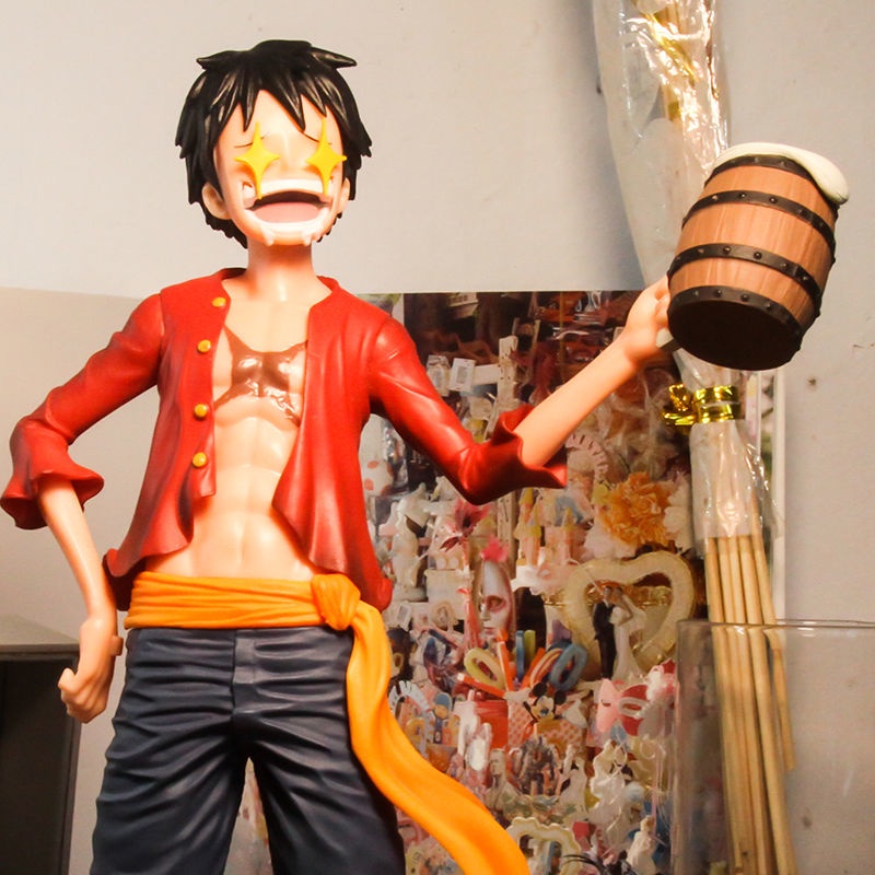 One Piece Làm bằng tay Luffy Soron Aisi Sanji Đồ trang trí ngoại vi Mô hình Anime Đồ chơi Trọn bộ Phiên bản giới hạn