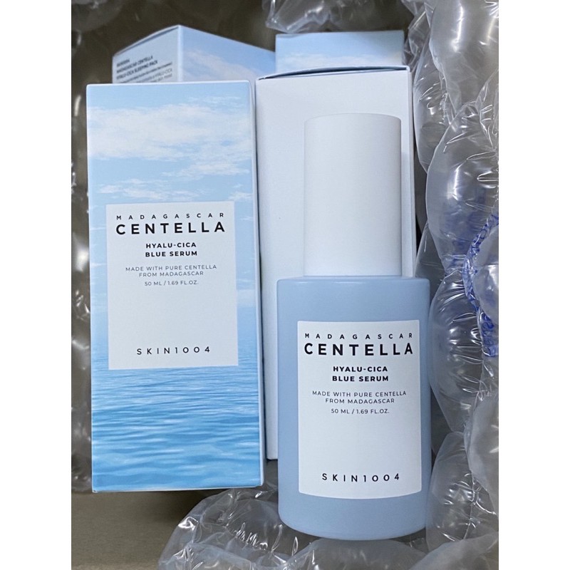 Tinh chất cấp ẩm chuyên sâu làm sáng da Skin1004 Madagascar Centella Hyalu-cica Blue Serum 50ml