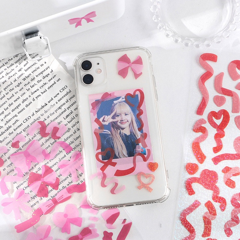 1 Sticker Kim Tuyến Dán Trang Trí Sổ Tay