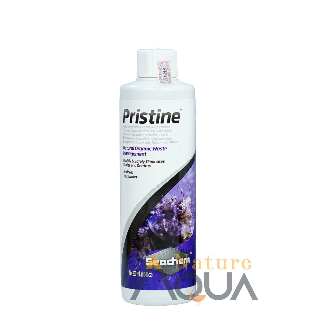 SEACHEM PRISTINE - VI SINH XỬ LÍ HỮU CƠ chai 100ml/250ml/500ml