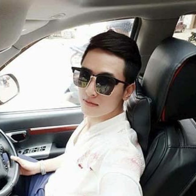 Kính râm thời trang Hàn Quốc chống UV400,thiết kế mắt vuông sành điệu phù hợp cả nam và nữ.Gọng kim loại sang trọng