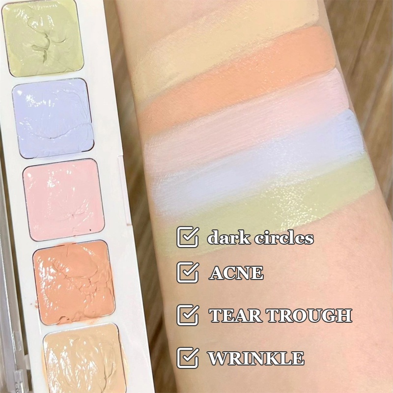 Kem che khuyết điểm SUAKE 5 màu độ che phủ cao/ chống thấm nước/ giữ màu lâu trôi 8g