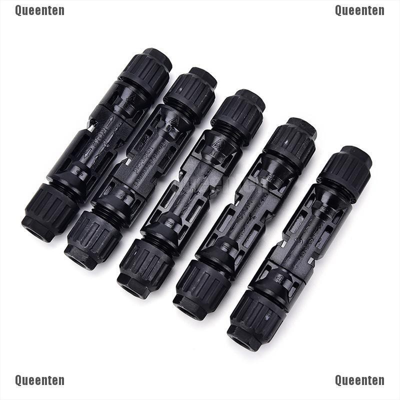 ★Nữ Hoàng★1 Bộ Kết Nối Dây Cáp MC4 30A Male M / F Năng Lượng Mặt Trời IP67