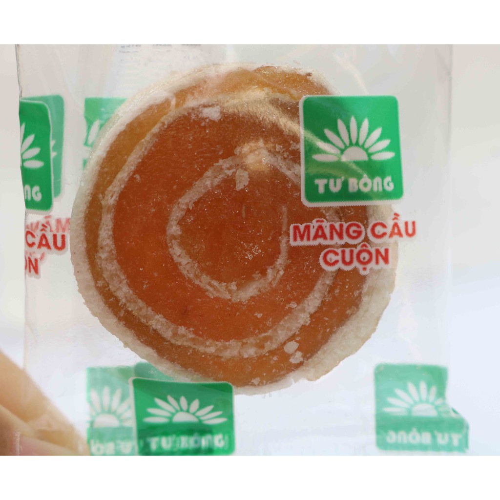 Bánh mãng cầu cuộn Tư Bông túi 80g, chua ngọt và tiện dụng - món ngon đặc sản Lai Vung, Đồng Tháp