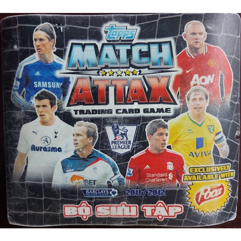 [HOT] Bộ sưu tập Album poca MATCH ATTAX 2011/2012.