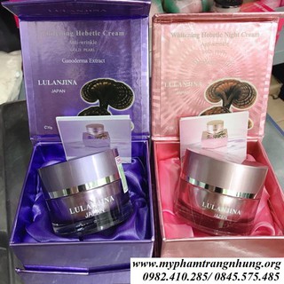KEM DƯỠNG TRẮNG DA LULANJINA LINH CHI (TÍM VÀ HỒNG)