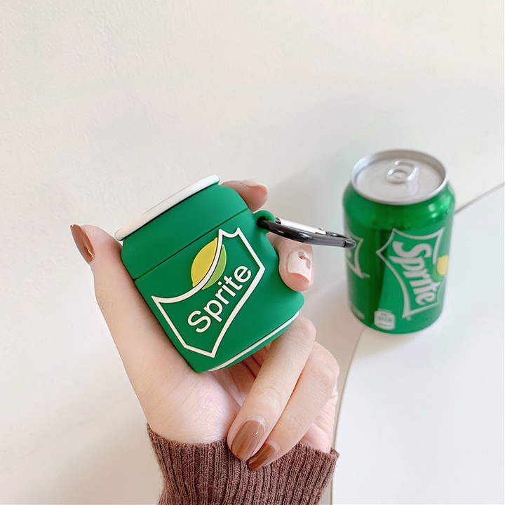 Case Airpods 1/2/3/Pro Lon Coca/Pepsi/Sprite, Ốp Airpods Độc Lạ - Mã TZAP353