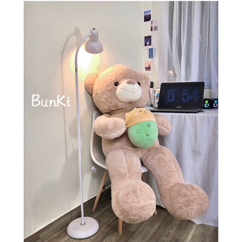 GẤU BÔNG TEDDY MILK TEA 1M2 NÂU CAO CẤP BUNKI