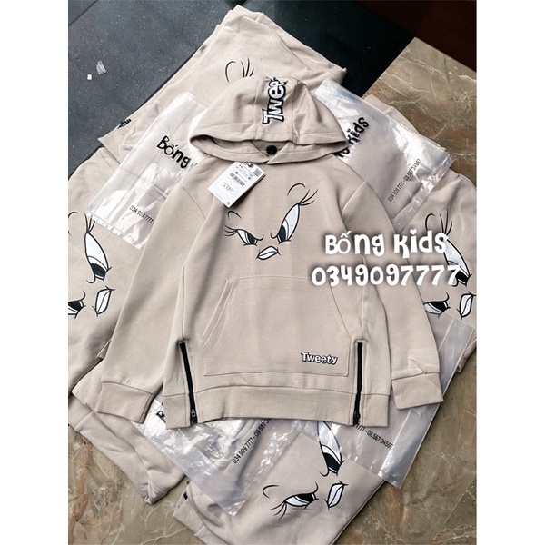 Áo Nỉ Hoodie Bé Gái Sporty TWEETY Be ZR
