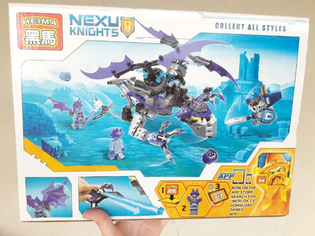 Bộ lego lắp ráp rồng bay đại chiến KNIGHTS 415 chi tiết