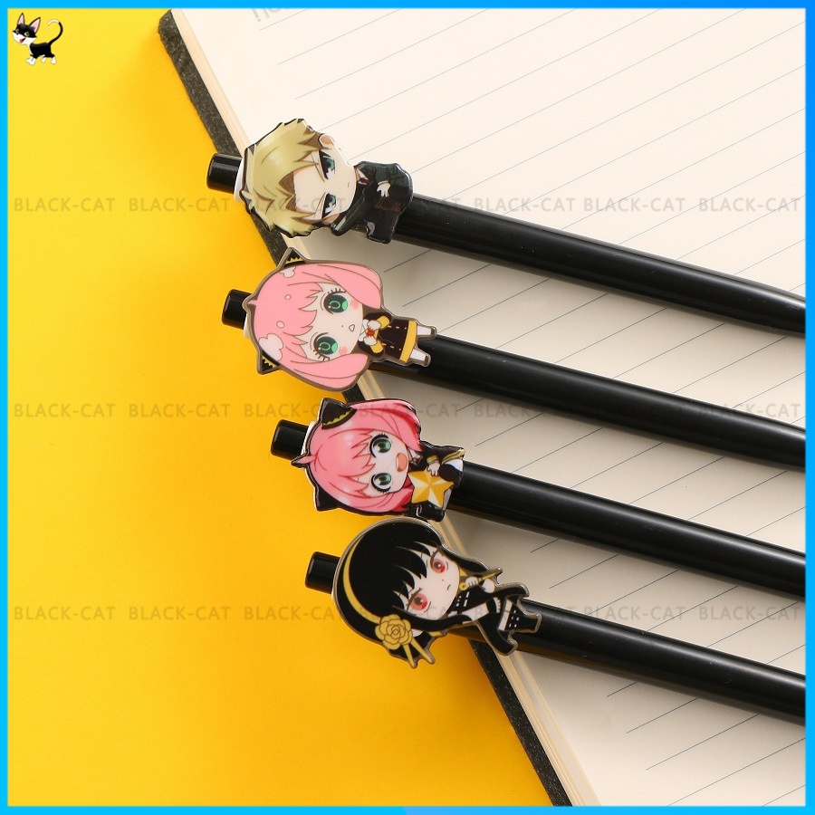 Bút Bi Mực Đen Ngòi 0.5mm Thiết Kế Đơn Giản Dễ Thương