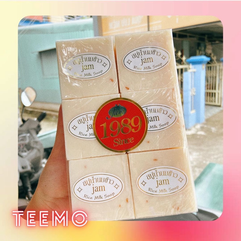Xà Bông Cám Gạo Thái Lan (Chính hãng) Jam Rice Milk Soap