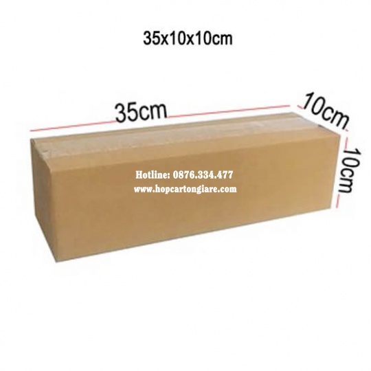 10 hộp carton 35x10x10 cm