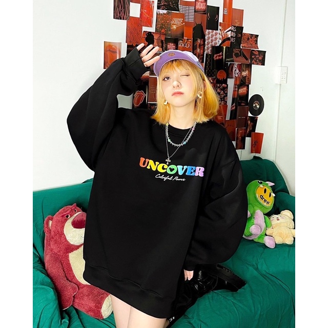 Áo Hoodie-Sweater Tay Dài Nỉ Bông Unisex UNCOVER