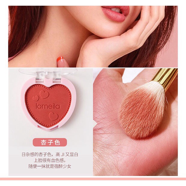 Phấn má hồng Lameila Trái tim Lameila