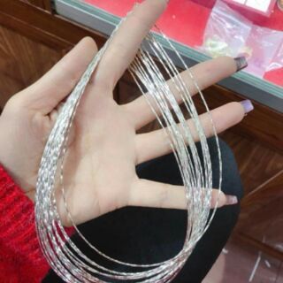 Kiềng mềm bạc s925