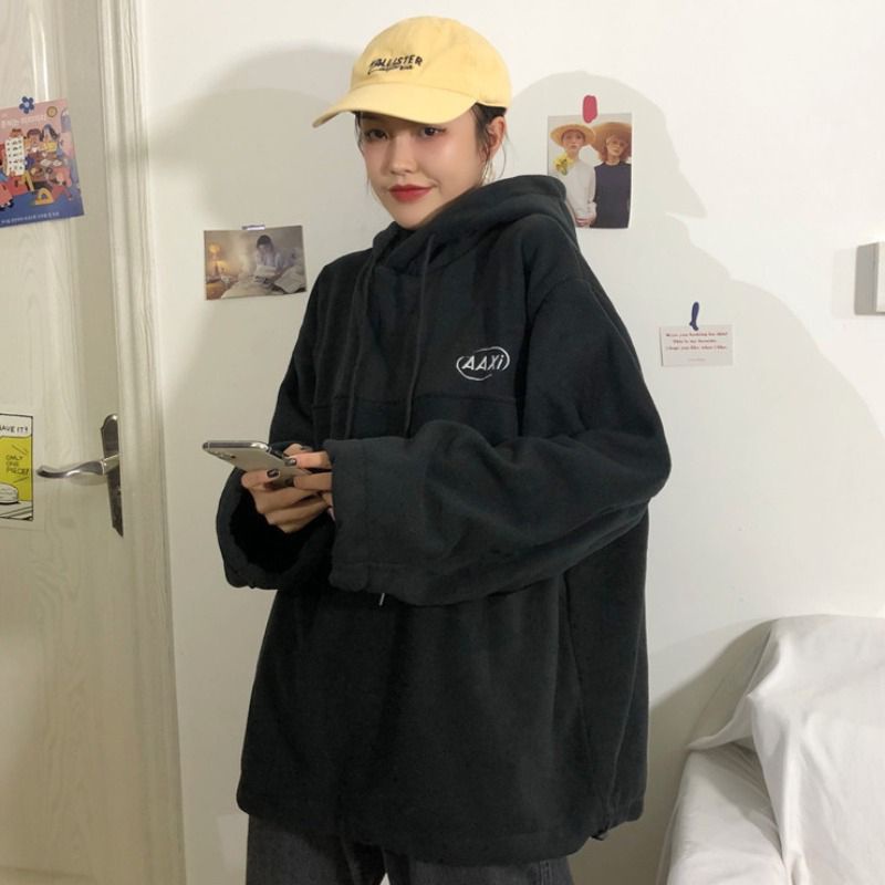 (order) Áo hoodie chất lông form rộng Quảng Châu kèm hình thật | BigBuy360 - bigbuy360.vn