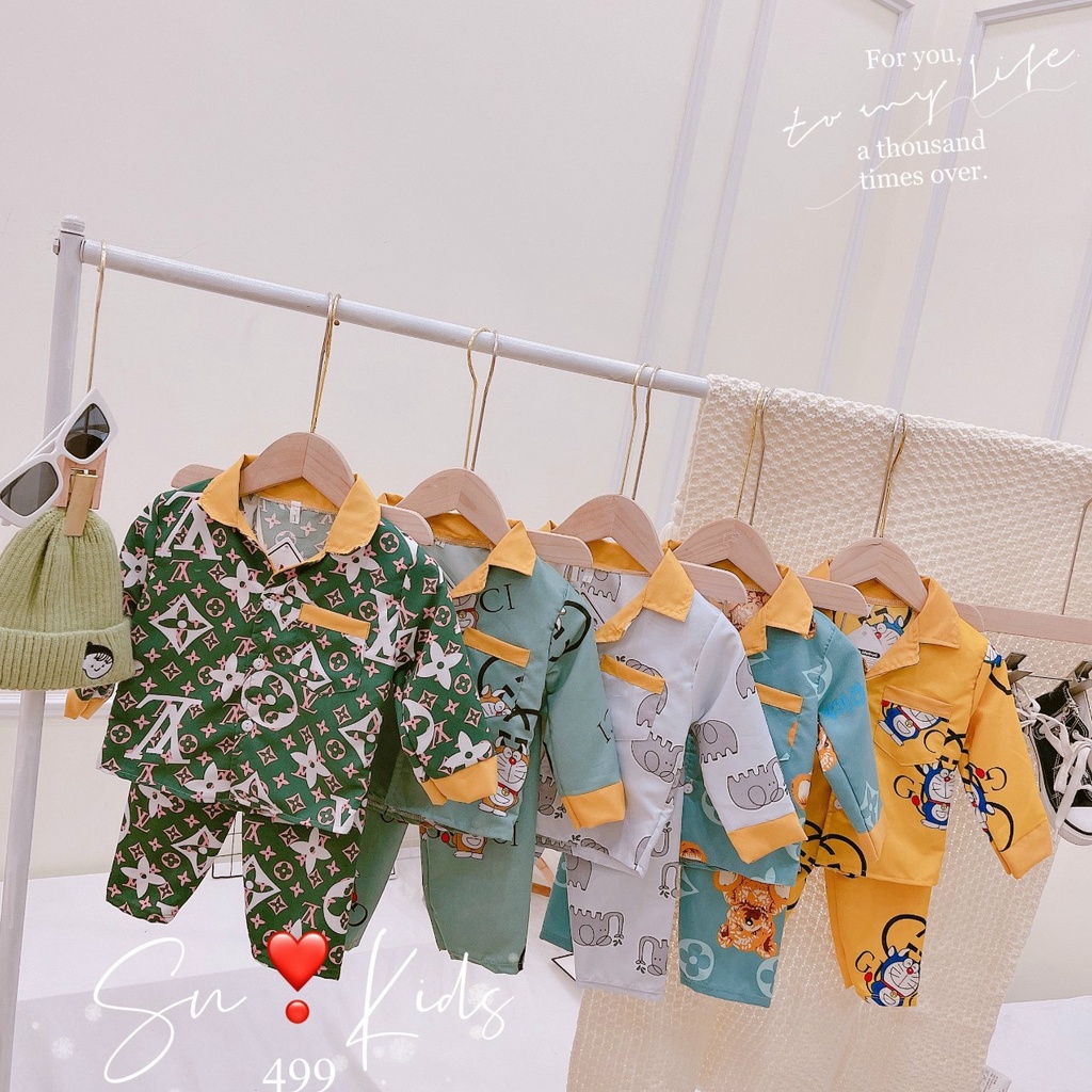 Bộ pijama dài tay đủ hình cho bé yêu_babyshop