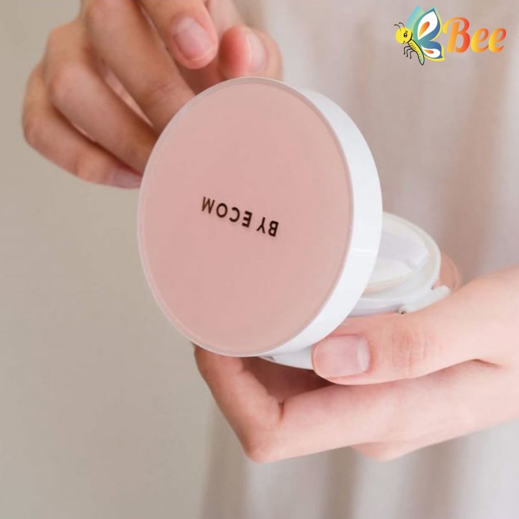 Phấn nước By Ecom Honey Glow Cover Cushion 12g #21 Light Beige #23 Natural Beige