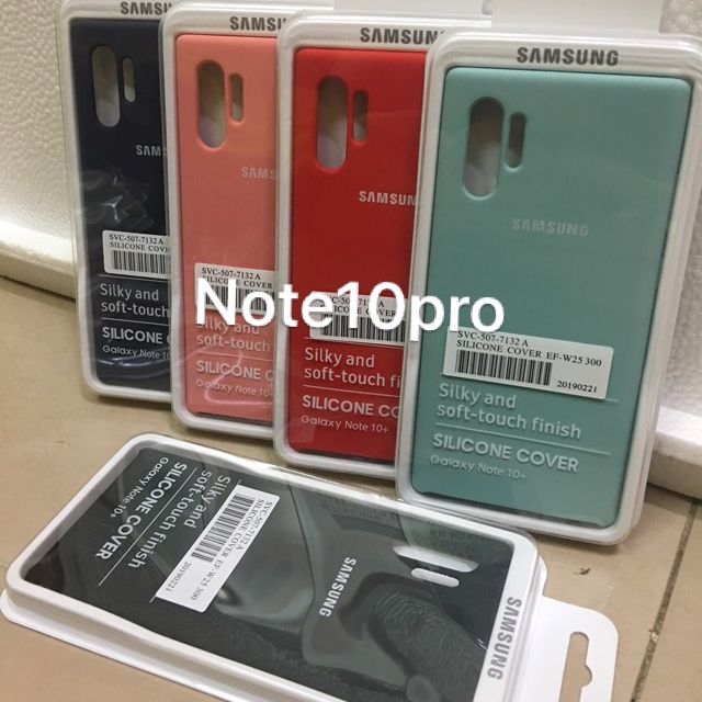 Ốp lưng Samsung Galaxy Note 10 Plus Silicone Cover chống bám bẩn