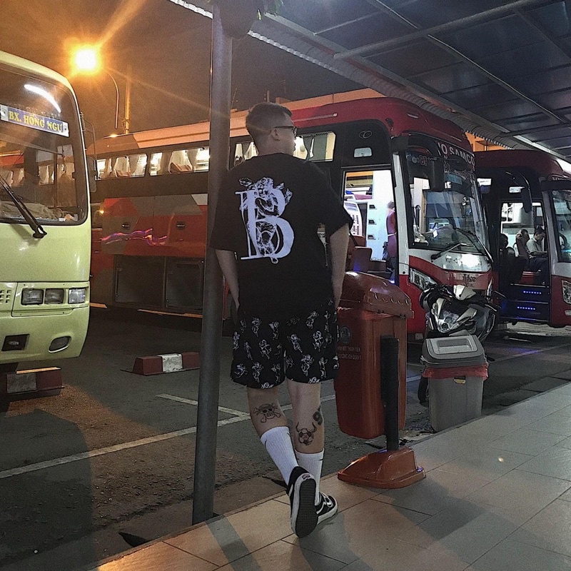 Quần short Unisex Bu Bui Thiên Thần ⚡ 𝐆𝐢́𝐚 𝐇𝐮̉𝐲 𝐃𝐢𝐞̣̂𝐭 ⚡ Quần đùi chất nỉ da cá, Nam nữ đều mặc được - Gin Store