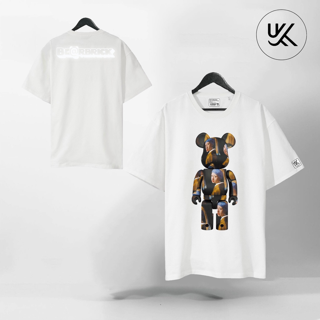 Áo Thun Tay Lỡ BearBrick, Áo phông unisex Form rộng Oversize, chất liệu Cotton. KKIMSHOP