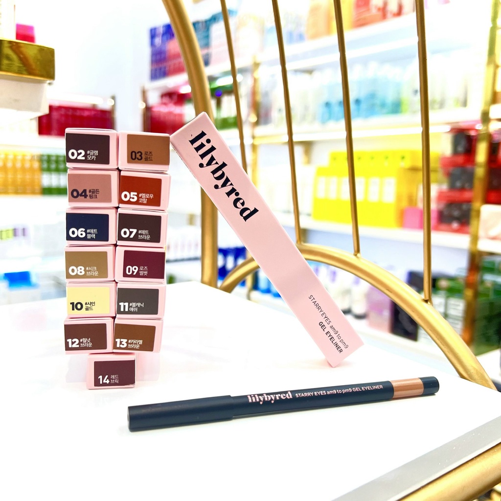 Kẻ Mắt Dạng Gel LILYBYRED Starry Eyes Am9 To Pm9 Gel Eyeliner 0.5g