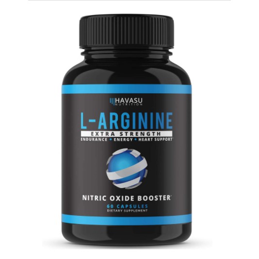Havasu Nutrition Extra Strength L Arginine 1200mg bổ sung cho sự phát triển cơ bắp, mạch máu và năng lượng 60v