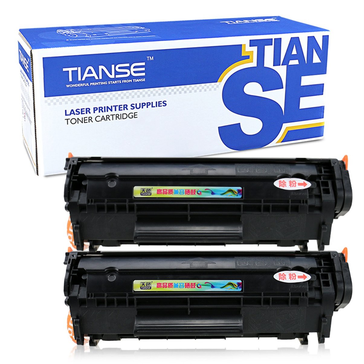 TIANSE Q2612A Toner Cartridge for HP1020 M1005 MFP Laserjet 1pc/2pcs Optional (Non-OEM)