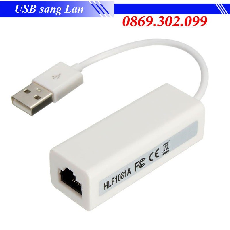 Cáp chuyển đổi USB sang Lan RJ45 Dây