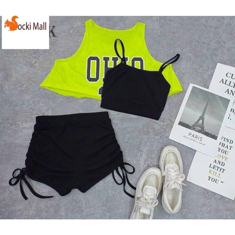 Bộ sport body ôm, thời trang, sành điệu cho bé gái- Socnaukids
