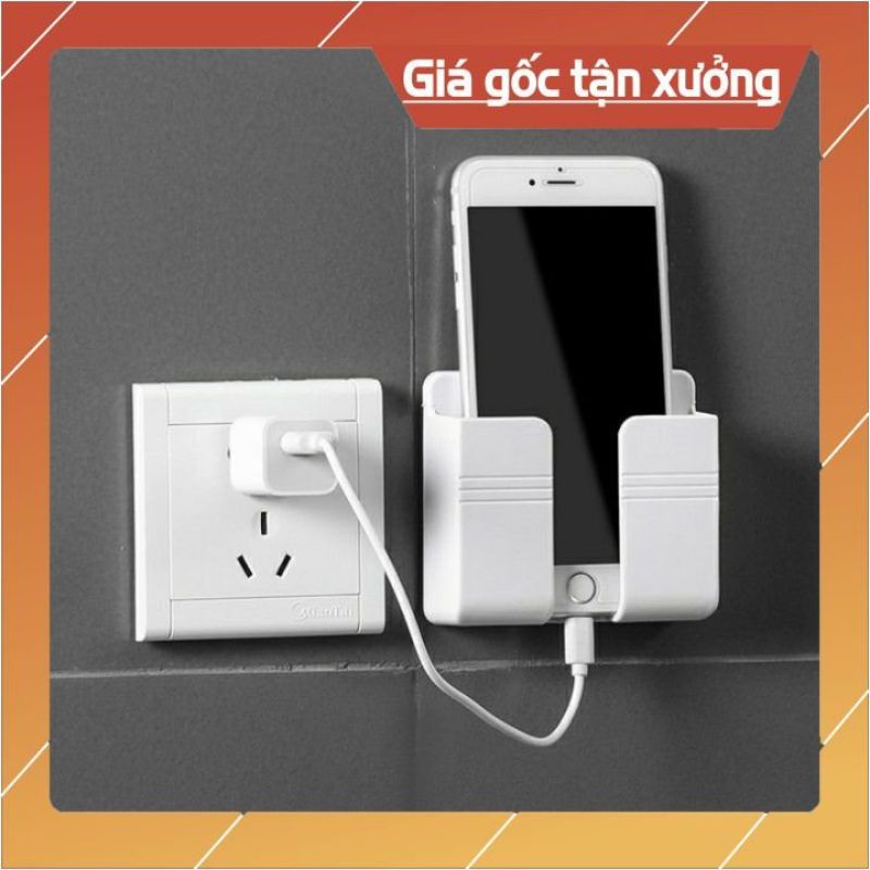 Kệ gián tường để điện thoại,để điều khiển tiện lợi không cần khoan