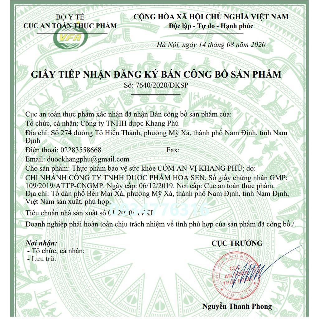 ✅ An Vị Khang Phú - Hỗ trợ làm giảm tổn thương dạ dày, tá tràng, giảm các triệu chứng như ợ hơi, ợ chua, đầy bụng