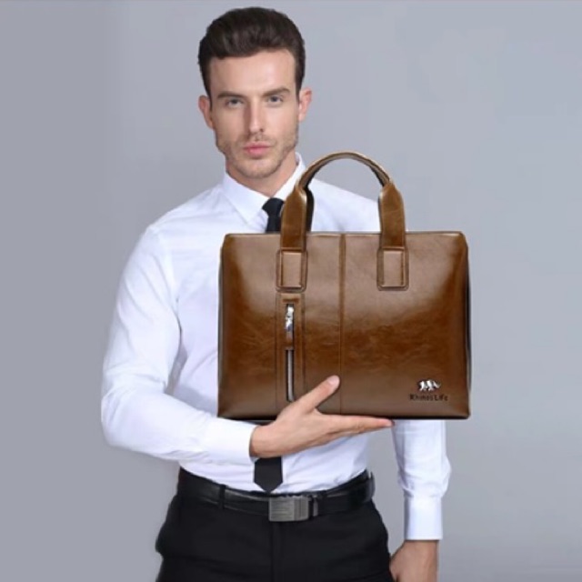 ❤Free Ship❤Cặp da Rhinos Life 8667.cặp da công sở.Túi xách công sở.cặp laptop.Túi xách da cao cấp.Hot Nhất 2020