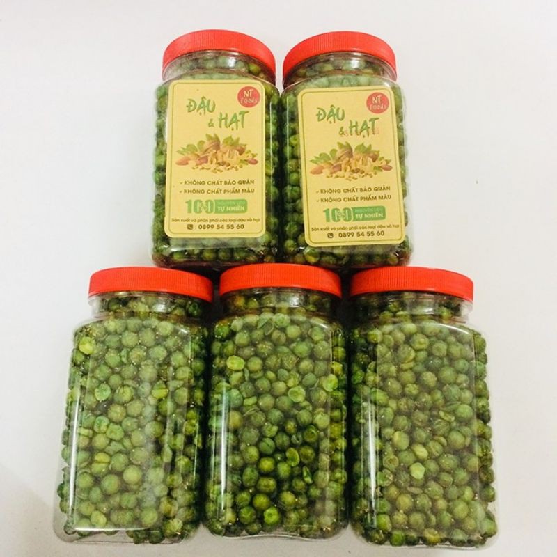 500g đậu hà lan 35k rang sẵn ăn vặt