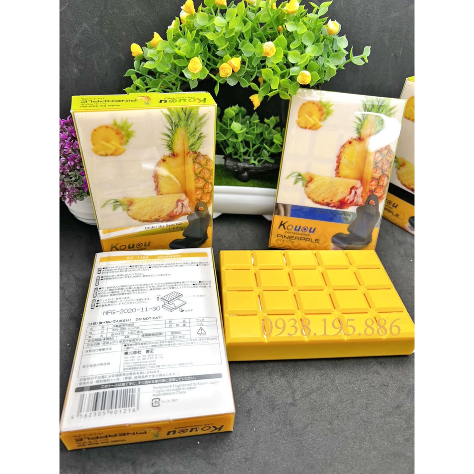 Sáp dứa Kouou Nhật Bản khử mùi ô tô cực tốt thơm cực thơm.