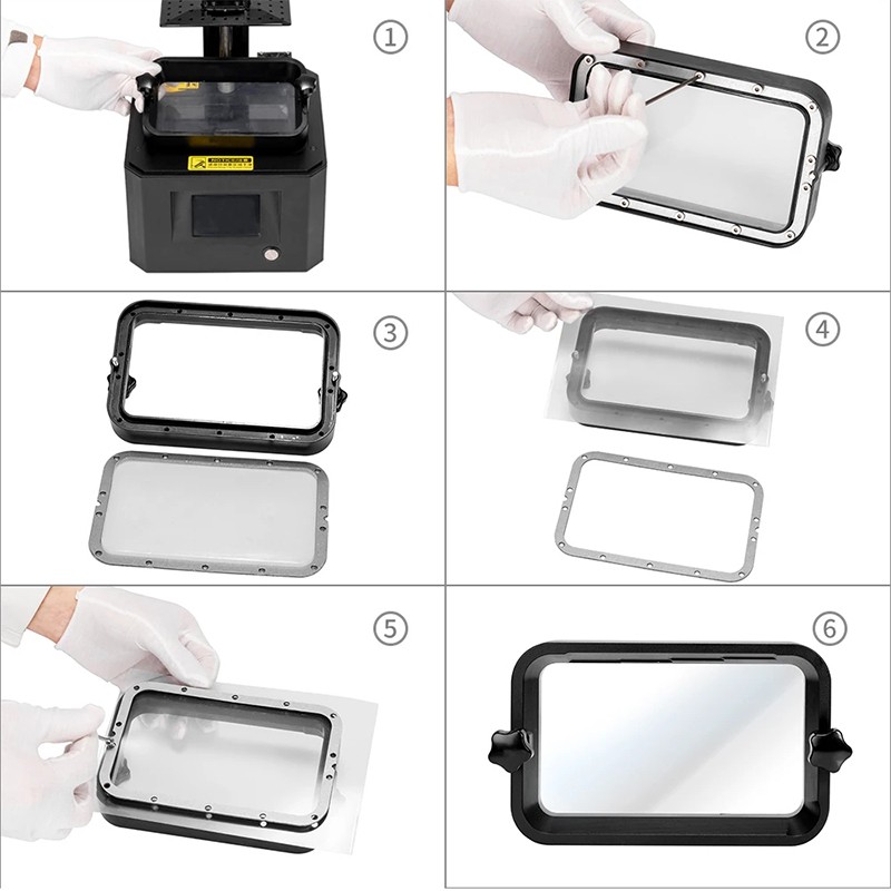 -Tấm FEP Film cho máy in 3D resin DLP/LCD 140*200*0.15mm  - Anycubic Photon/ Photon S