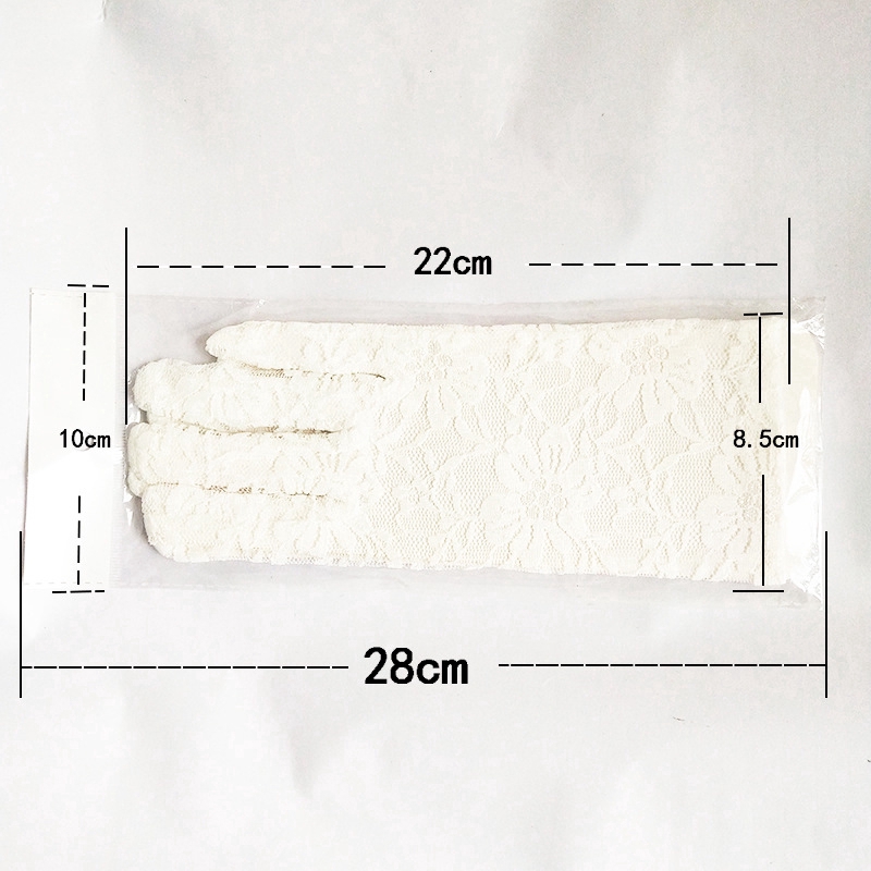 Găng tay ren thoáng khí của phụ nữ Hàn Quốc Găng tay ren ngắn Lolita Bridal