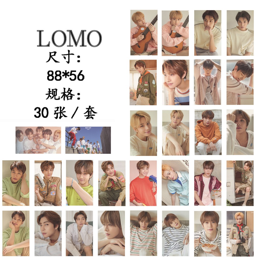 [MUA1 TẶNG1] 20 mẫu Lomo card 30 ảnh NCT