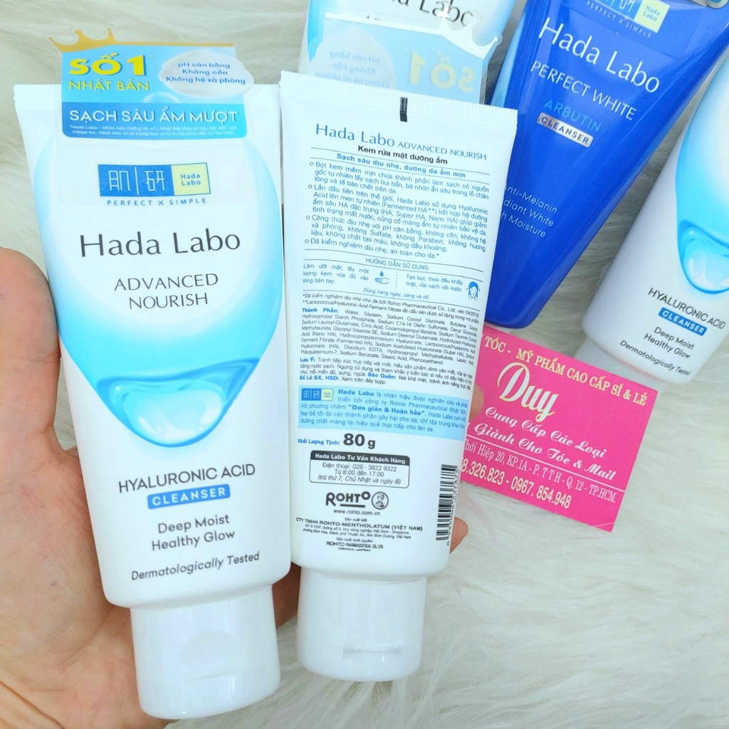 Sữa Rửa Mặt Hada Labo 80g - Cho Làn Da Sáng Mịn